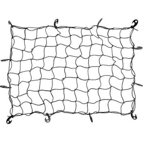 90 x 120 cm elastic net with 12 ABS hooks – Large capacity for the trunk (1/5)