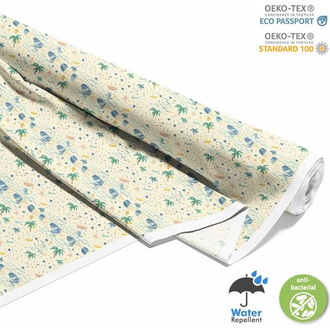 Dekorativer Outdoor-Stoff Oxford - Motiv Sommer DX9314 (1/5)