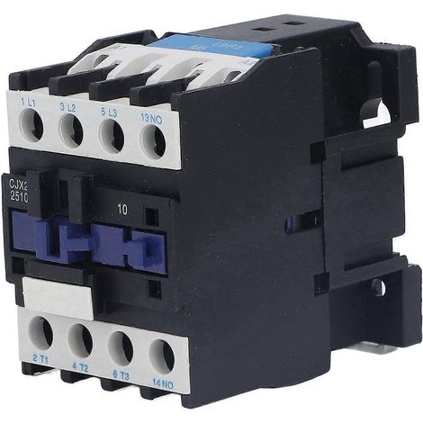 25-A-Leistungsschütz, normalerweise offen, elektrischer Wechselstromschütz, Silberlegierungskontakt, M5-Schraubbefestigung, 380 V AC