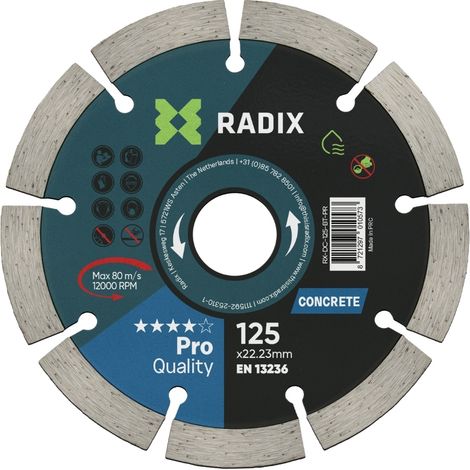 Disque diamant béton - Radix - Pro - 125 mm (1/3)