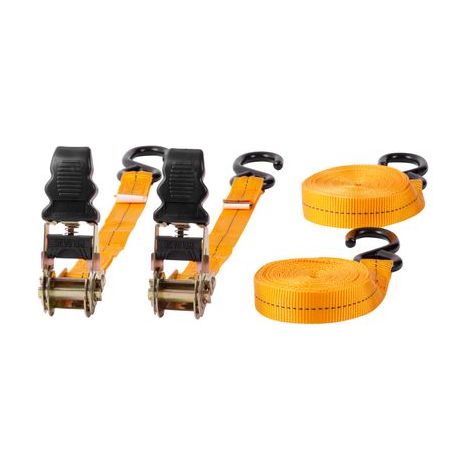 Spanngurt Strend Pro, Gurt mit Ratsche, 25 mm, L-4,5 m, max. 500 kg, Pack. 2Stk.