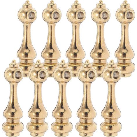 10pcs Zinc Alloy Railing Post Cap Multi-Functional Furniture Hardware Accessories for Wine Cabinet Cart Glass Fence Decorative Spindle Connectors (1/5)