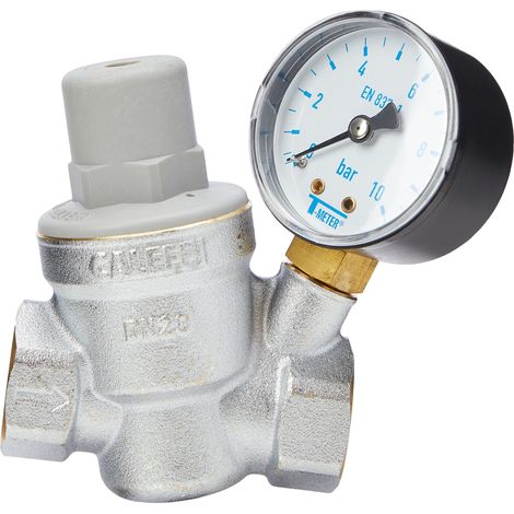 Thermador R53320M Réducteur de pression 3/4" avec manomètre (1/3)