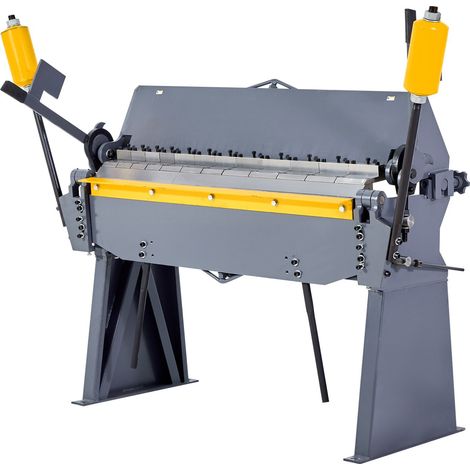 Plieuse Tôle, 122 cm, Frein à Tôle, Épaisseur de Pliage Acier Faible Teneur Carbone Calibre 12 2,5 mm, Réglable 0-135°, 8 Segments, Pliage Précis pour Acier Doux, Acier Inox, Cuivre, Aluminium (1/5)