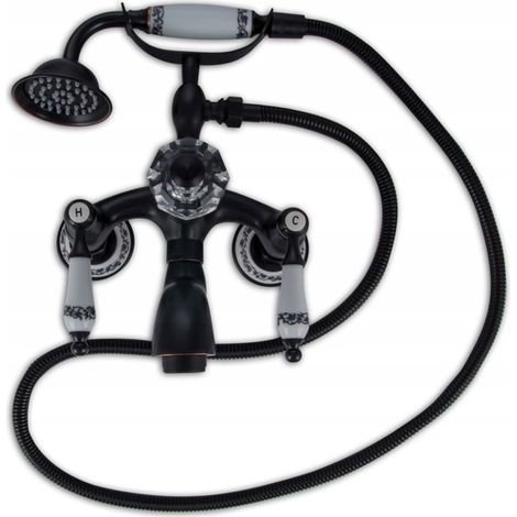 Grifo bañera bimando retro, Negro (1/5)