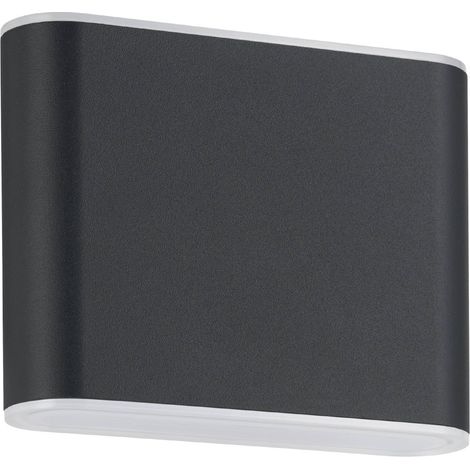 Eglo LED Außen-Wandleuchte Grutti anthrazit 12 x 9 cm warmweiß-kaltweiß