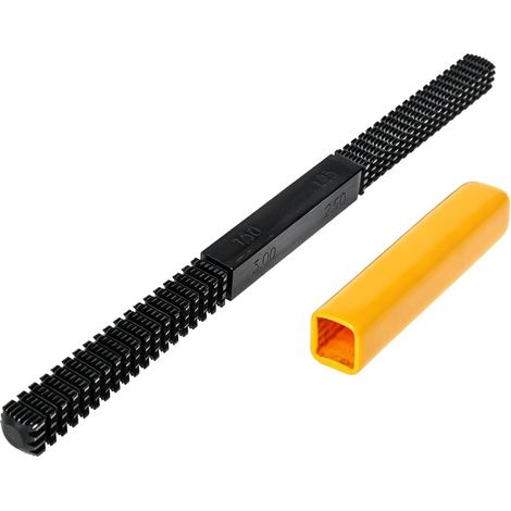 8-in-1 0.75, 1.0, 1.25, 1.5, 1.75, 2.0, 2.5, 3mm Thread Repair Tool Steel Thread File for Studs, Bolts, Screws, Fittings (1/5)