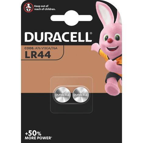 Duracell PILA ALCALINA SPECIALISTICA BOTTONE LR44 2 PZ. 10.00 confezioni