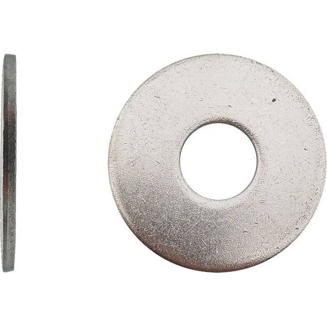 100 Rondelles Plates Extra Larges M12 mm - NFE 25513 - Inox A4 - D-Work
