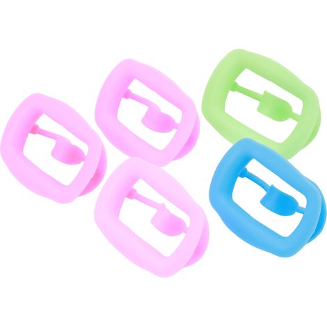 5 pièces Écarteur de Joues en Silicone Souple, Ouverture Buccale Réutilisable pour Soins Dentaires (1/5)