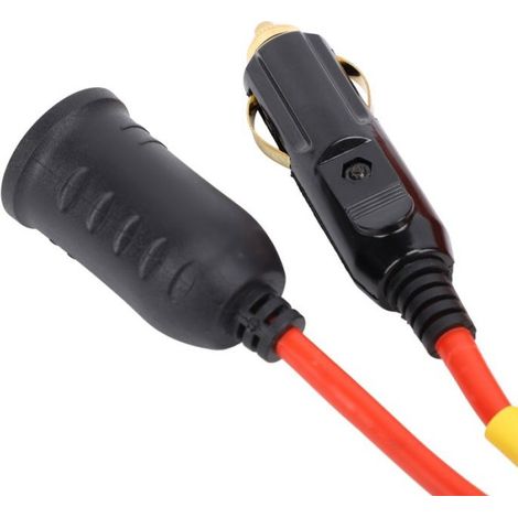 Corginal d'extension de briquet de cigarette Corche d'extension légère de cigarette 12V 24V 11,8ft 18AWG electronique kit (1/4)