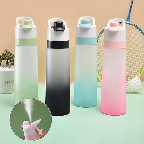 700-ml-Sprühflasche, großes Fassungsvermögen, tragbar, für Outdoor-Sportarten, rosa (700 ml) (1/5)