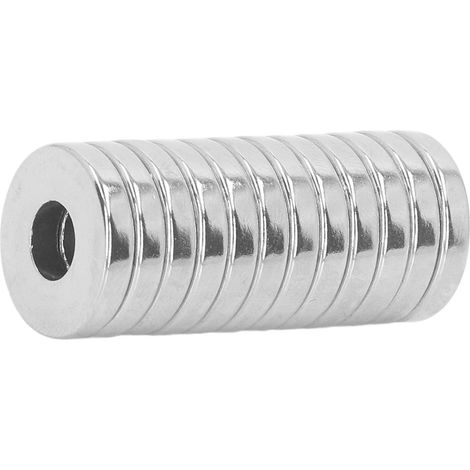12 Stück Neodym-Magnete, 16 x 6 mm, dreifach beschichtet, kleine Seltenerdmagnete für Bastelarbeiten (1/5)