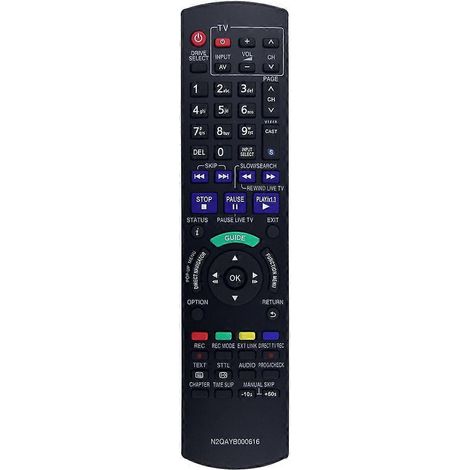 Télécommande N2QAYB000616 pour enregistreur Blu-ray Panasonic DMR-BST701 DMR-BST700 DMR-BST800 DMR-BWT800 (1/5)