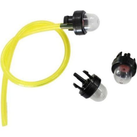 3x Pompe (Poire) d'Amorçage pour Carburateur Walbro 1Tronconneuse Elagueuse Debroussailleuse et Tuyaux d’Essence
