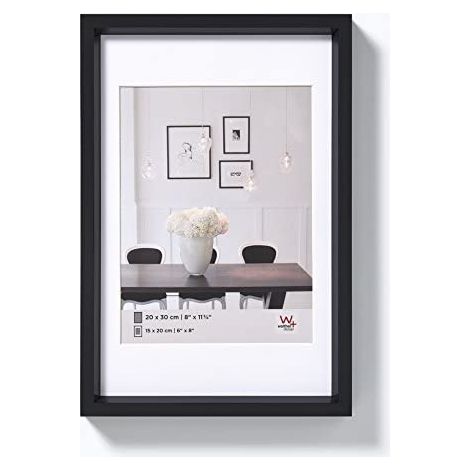 Cadre photo imitation acier Steel Style - 20 x 30 cm - Blanc - Livraison gratuite (1/3)