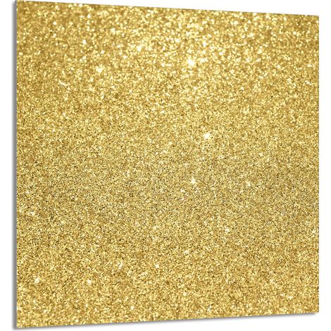 Panneau de verre pour cuisine 60x65 Or (1/5)