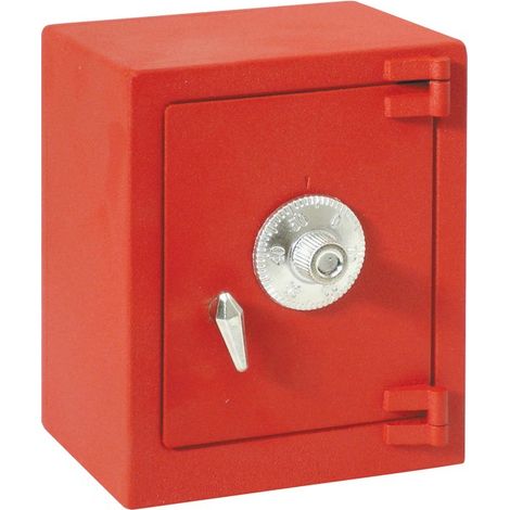 TIRELIRE COFFRE-FORT ROUGE