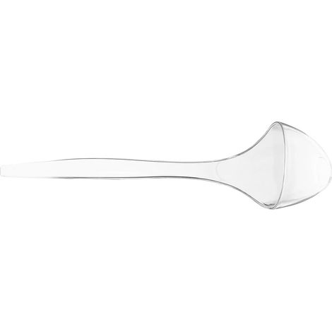Cuillère soupe plastique résistante 33,5 cm, manche ergonomique, légère pour événements/famille/resto (1/5)