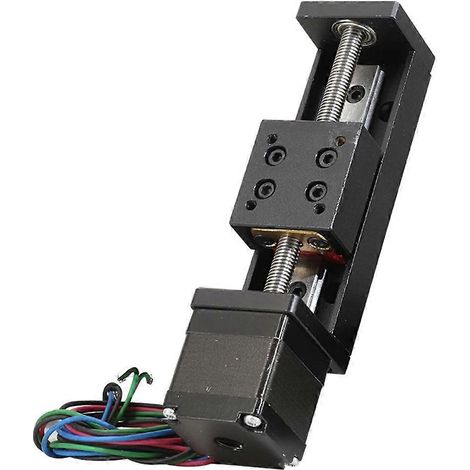 Rail de guidage en T pour table de travail coulissante CNC, rail de guidage pour convoyeur à plateforme linéaire, table de travail de positionnement des axes XYZ à moteur pas à pas (1/5)