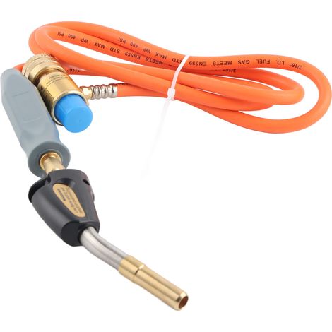 Bouton d'allumage automatique au propane, torche turbo rotative à 360° pour soudure et brasage de tuyaux gaz, longueur 59,1 pouces.
