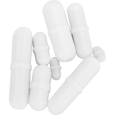 8 agitateurs magnétiques en PTFE, barre d'agitation, tige de type B, billes, cylindre de centrifugation de laboratoire (1/5)