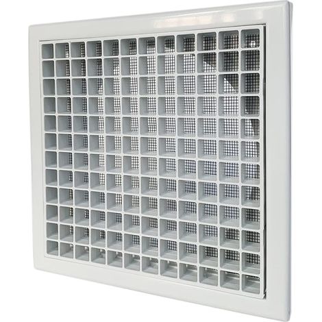 6 Inch 150 mm Ventilation Grille with Anti-Insect Net for Ceiling Extractor Air Outlet Internal Use White Plastic 1 Piece (1/5)