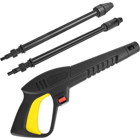 Pistolet à eau haute pression avec lance variable et lance rotative – Pression 160 bar – Convient pournettoyeurs haute pression Lavor et Vax (1/5)