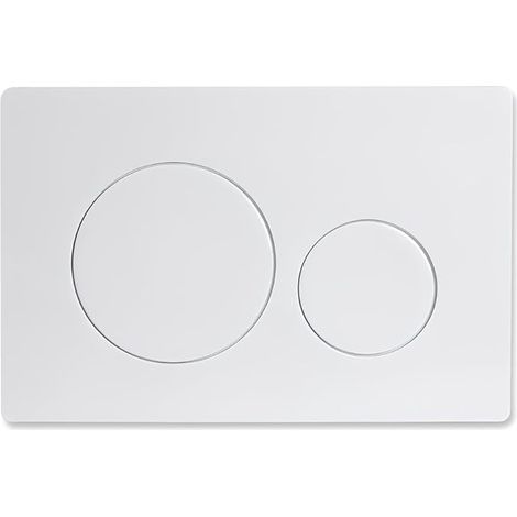 (Blanc) 1 pièce applicable à la plaque de réservoir d'eau Geberit, plaque de chasse d'eau Geberit, compatible avec la plaque de chasse d'eau suspendue, panneau de réservoir d'eau dissimulé, accessoire (1/5)