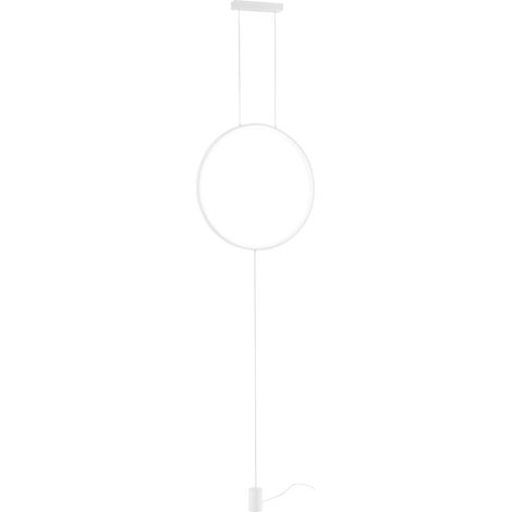 "Piantana a sopensione LED PORTAL in metallo bianco 20W con funzione CCT" (1/2)