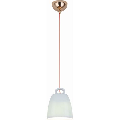 Lampada a sospensione Candellux Sewilla blu rame E27