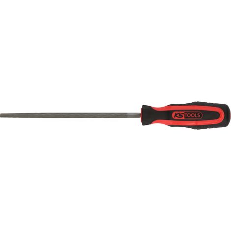 KS Tools - Lime ronde emmanchée demi-douce, L.200 mm - 157.0205