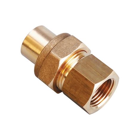 Raccord NF 3 pièces à visser femelle 1"1/4 (33/42) - à braser tube cuivre Ø35 - DN32 - Gurtner