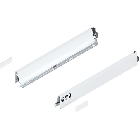 Blum Tandembox antaro N Schubladenschienen-Set 1 Paar, 65kg 500mm Vollauszug Blumotion seidenweiß (1/5)
