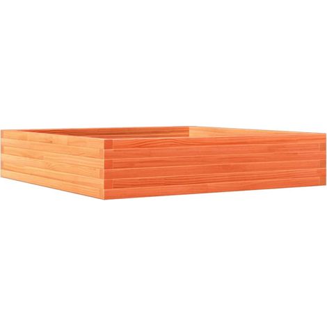 Maison Exclusive - Fioriera Giardino Marrone Cera 110x110x23cm Legno Massello Pino