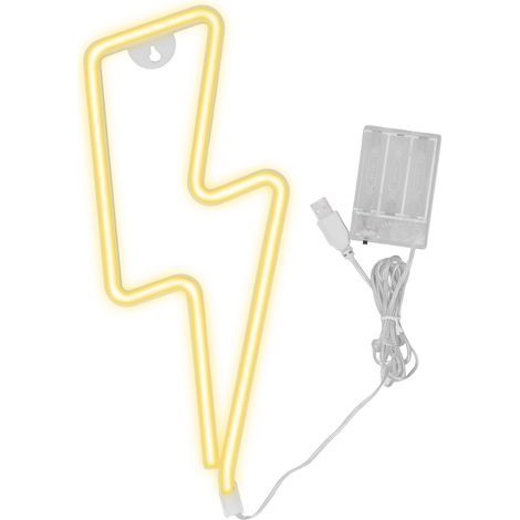 LED neon signs, night light, decorative lamp, USB battery for wall decoration, warm room decorations (1/5)