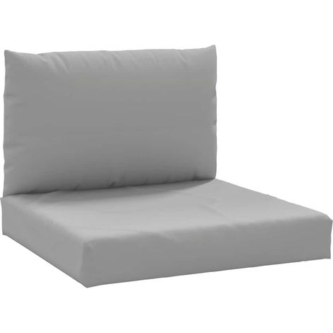 Maison Exclusive - Palettenkissen 2-tlg. Grau Oxford-Gewebe