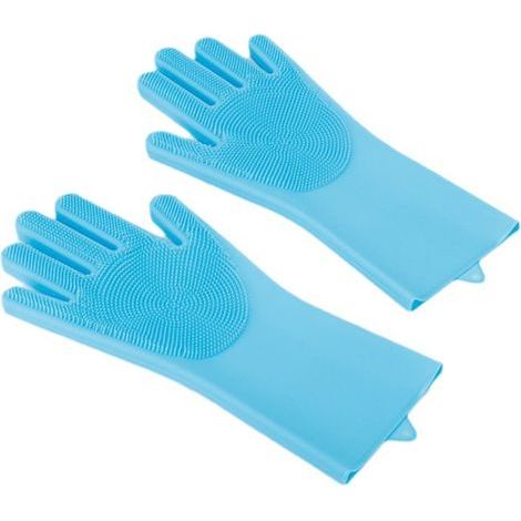 paire de gants de bain pour chien - Équipement de nettoyage pour chien - Gants de toilettage portables pour chien - Nettoyeur de pattes de chien (1/5)