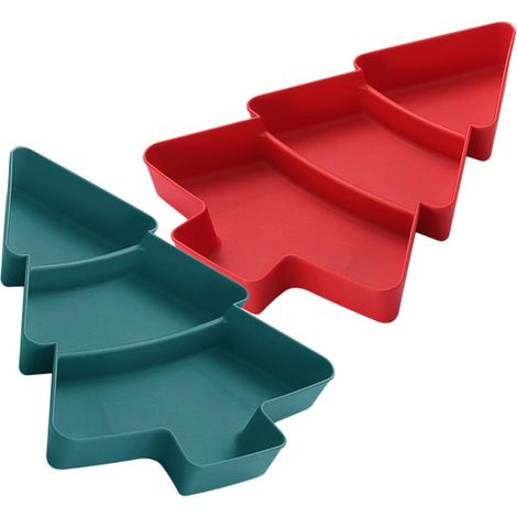 Pi ces Plateau de Service Snack Sapin de No l Assiettes (1/5)