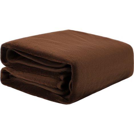 Heizkissen – Tragbares Flanell-Heizkissen mit Carbonfaserbeschichtung – Waschbare USB-Heizdecke für Camping, Büro und Zuhause – Maße: 100 x 70 cm, Farben: blau, grau, braun (1/5)