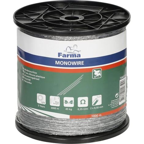 Filo trasparente 1000m 2x0,5mm FARMA 704015FA