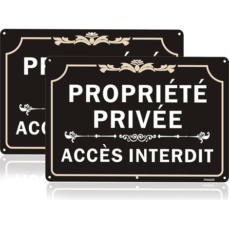 Panneau Propriété Privée (1/5)