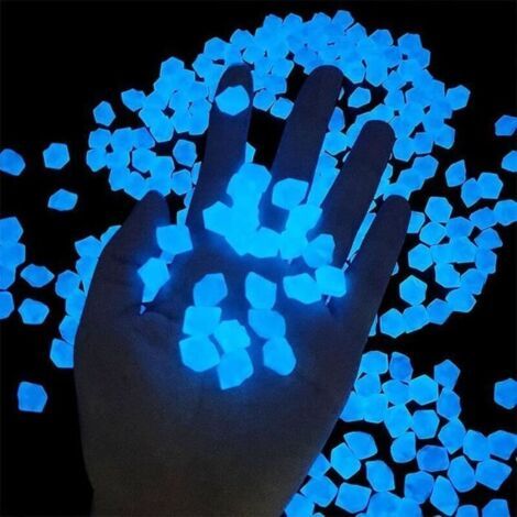 Bardusch - Galets lumineux - Fluorite - 300 pièces - Respectueux de l\'environnement et réutilisables (1/4)