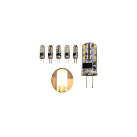 5 Pièce G4 LED Ampoule 1.5W Ampoule Lampe Blanc Chaud 3000K Lumiere LED 24 SMD 3014LEDs Lamps Haute Luminosité 120LM AC 220V (1/5)