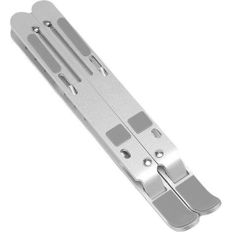 Soporte ergonómico de aluminio de 7 niveles para portátil, diseñado para aliviar el dolor de espalda. Ideal para la oficina en casa. (1/5)