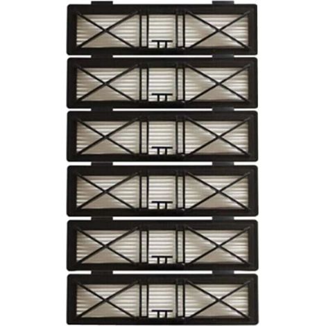 Lot de 6 filtres HEPA pour Neato Botvac D7 D3 D4 D5 D6 D70 D75 D80 D85 pour filtres Neato Botvac 75e 80 85 pièces-- (1/4)