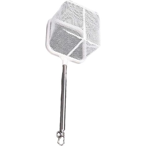 Épuisette télescopique pour aquariums, avec tête d'épuisette détachable, adaptée à la capture de crevettes, poissons, etc., usage commercial, ventouse incluse, disponible en plusieurs couleurs. (1/5)