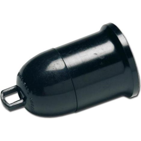 Portalámparas E27 Provisional de Electricidad Negra 60905-45509