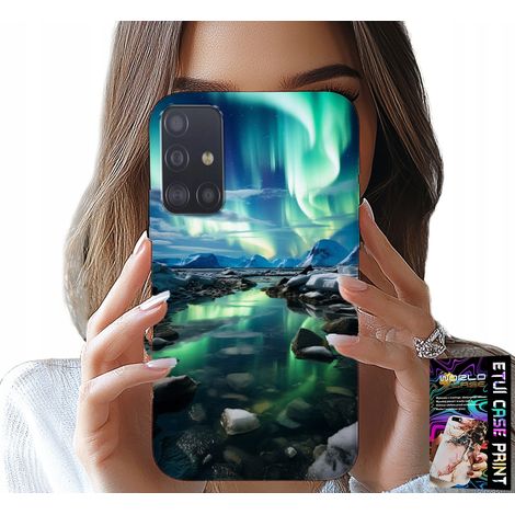 Custodia per Samsung Galaxy M31S - custodia Stawik con vetro effetto aurora boreale Alaska + vetro (1/5)