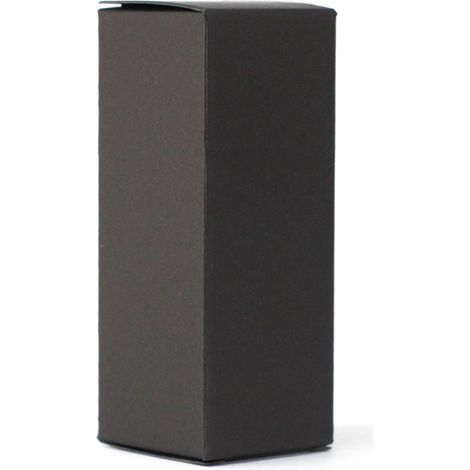 Boîte pour Flacon Ambré 50ml - Noir- Vendu par 1 (1/4)